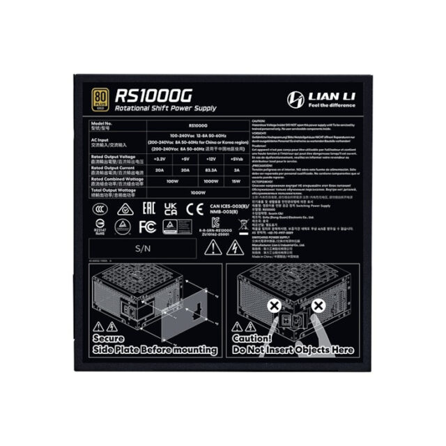 LIAN LI-G9P.RS1000G.BH00.EU
